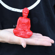 Set Of 6 Matt Mini Buddha Figures (Assorted Colours)