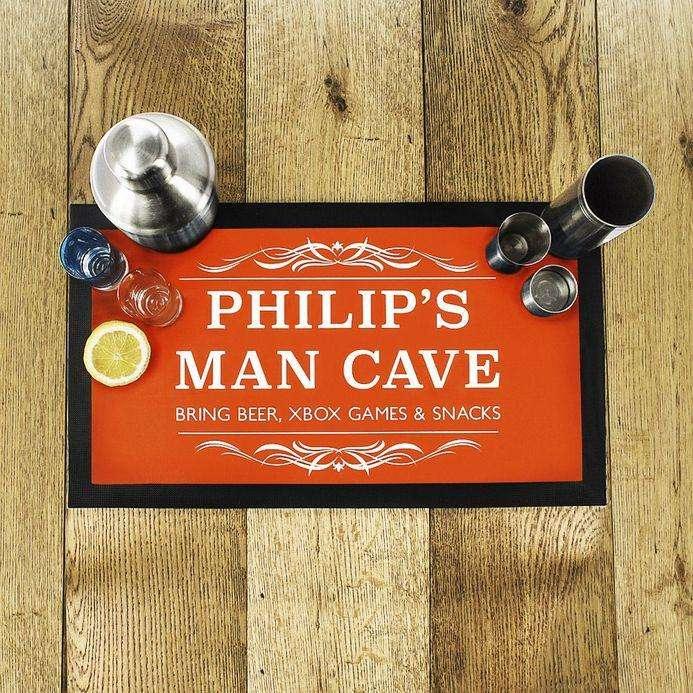 Personalised Gentlemen's Man Cave Bar Runner - Myhappymoments.co.uk