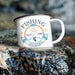 Personalised Fishing Club Enamel Mug