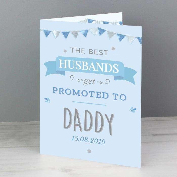 Personalised Blue Promoted To Card - Myhappymoments.co.uk