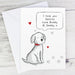 Personalised Dog Speech Bubble Card