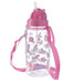 Childrens Unicorn Princess Water Bottle with Straw & String 450ml - Myhappymoments.co.uk