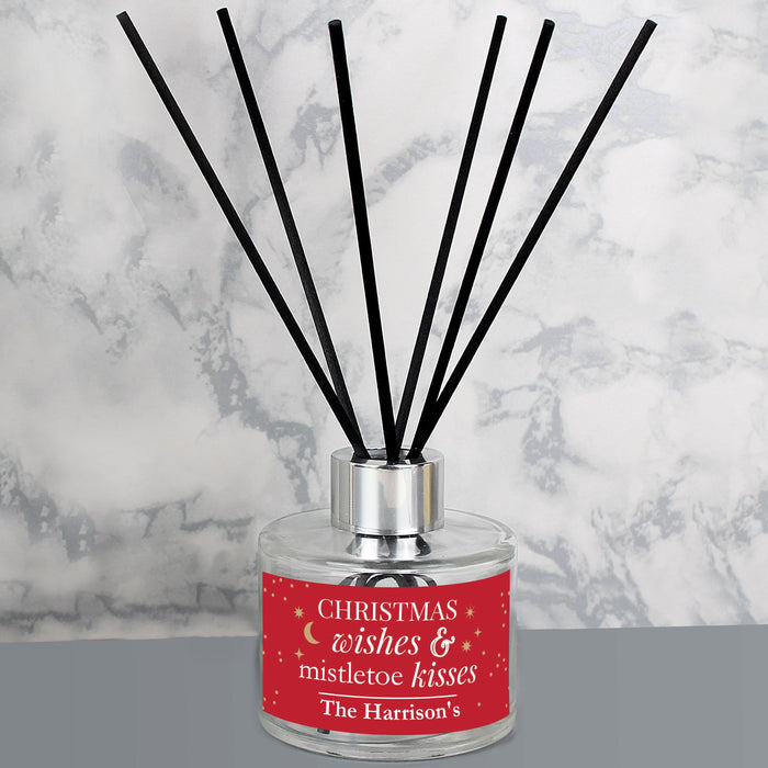 Personalised Christmas Wishes Reed Diffuser