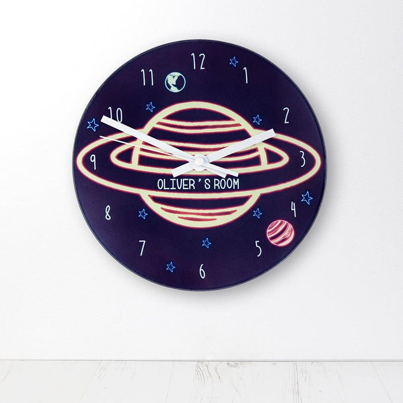 Personalised Space Wall Clock