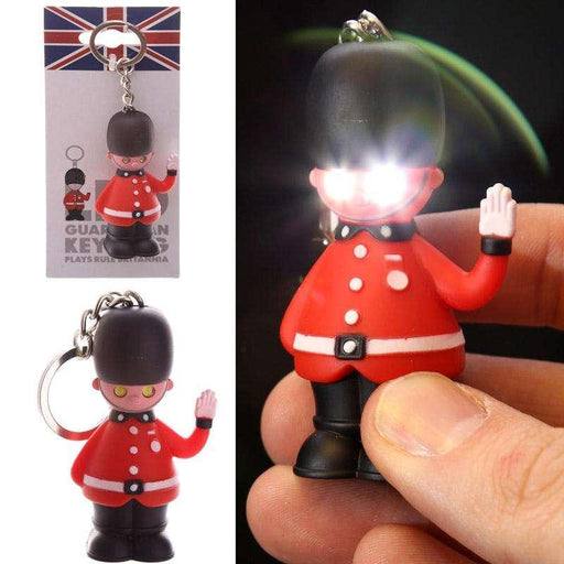 Rule Britannia Light and Sound Guardsman Keyring - Myhappymoments.co.uk