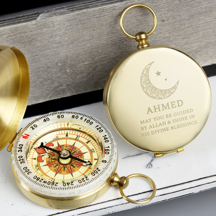 Personalised Eid & Ramadan Keepsake Compass