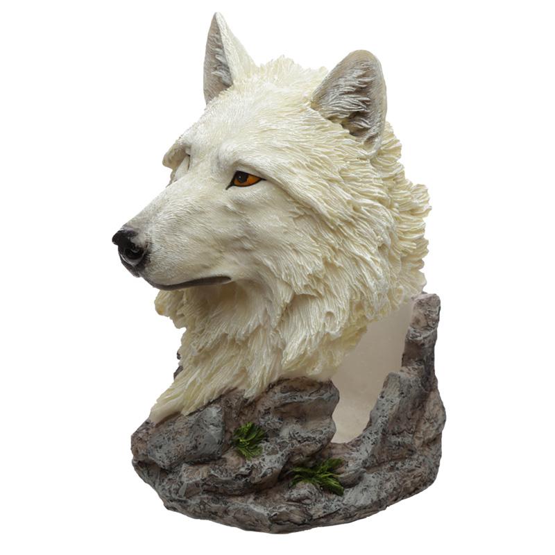 Protector of the North Dream Walker White Wolf Bottle Holder