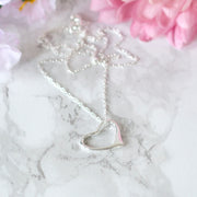 Wedding Party Heart Necklace With Personalised Box