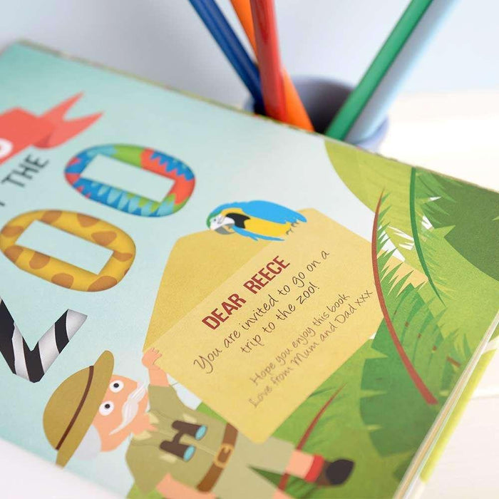 Personalised Your Day at the Zoo Book - Myhappymoments.co.uk