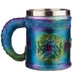 Rainbow Dragon Decorative Metallic Tankard