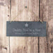 Personalised Star Motif Hanging Slate Plaque - Myhappymoments.co.uk