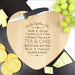 Personalised We Go Together Like Heart Chopping Board - Myhappymoments.co.uk