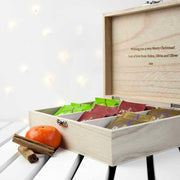 Personalised Festive Woodland Christmas Pukka Tea Box