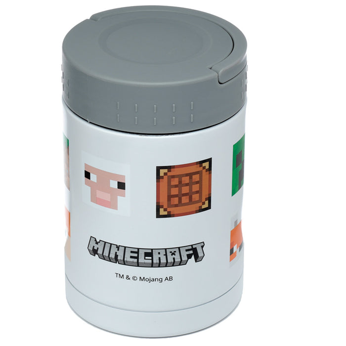 Minecraft Faces Hot & Cold Thermal Insulated Lunch Pot 500ml
