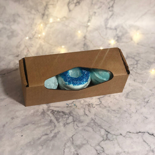 Mixed Gift Pack- Donut & Gemstone Blue Bathbomb Set
