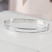 Personalised Sterling Silver Christening Bracelet