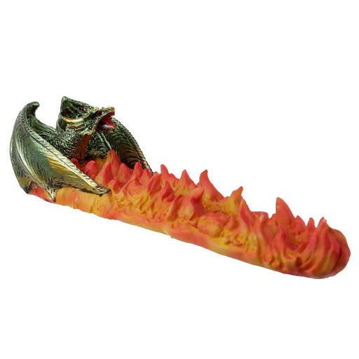 Green Dragon Volcano Ashcatcher Incense Stick Burner