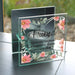Personalised Floral Sentimental Mirrored Glass Tea Light Holder