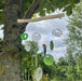 Bottle Bottoms Recycled Glass Driftwood Wind Chime - Assorted Colours