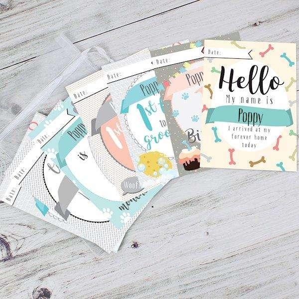 Personalised Puppy Cards: For Milestone Moments - Myhappymoments.co.uk