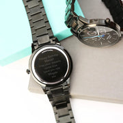 Personalised Men's Architect Apollo Black Watch