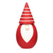 Standing Santa Gnome With Striped Hat