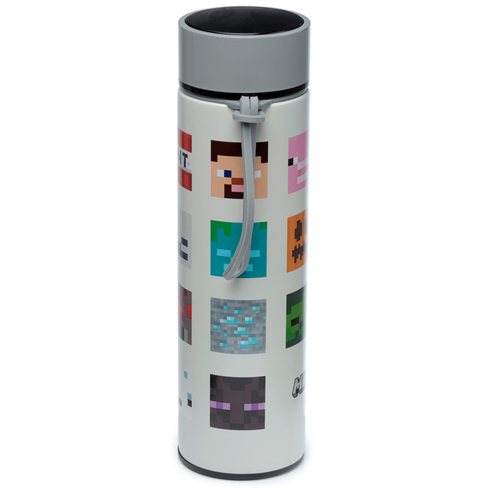Minecraft Faces Insulated Drinks Bottle Digital Thermometer