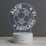 Personalised Football Night Light - Myhappymoments.co.uk