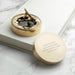 Personalised Adventurer's Brass Sundial and Compass