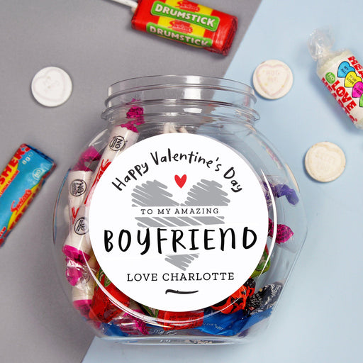 Personalised Valentine's Day Sweet Jar