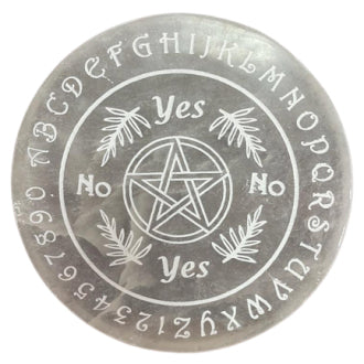 Large Charging Plate 18cm - Sacred Geometry