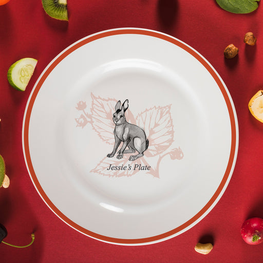 Personalised Watership Down Big Wig Rimmed Plate 10" - Myhappymoments.co.uk