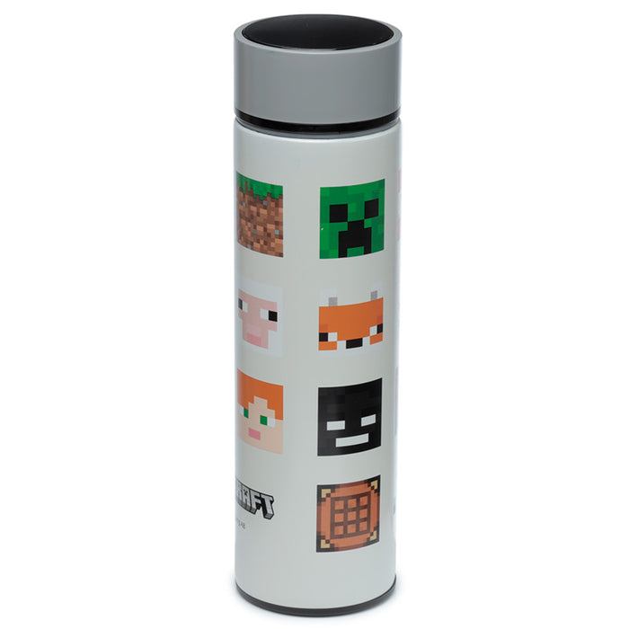 Minecraft Faces Insulated Drinks Bottle Digital Thermometer