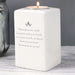 Personalised Sentiments Tea Light Candle Holder - Myhappymoments.co.uk