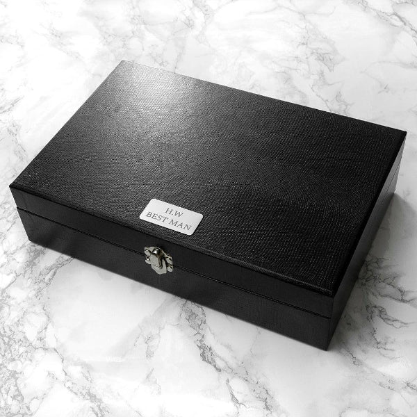 Personalised Watch and Cufflinks Box