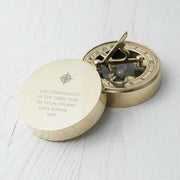 Engraved Iconic Adventurer's Sundial Compass - Myhappymoments.co.uk