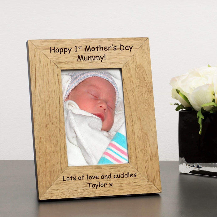 Personalised Happy 1st Mothers Day Mummy Photo Frame