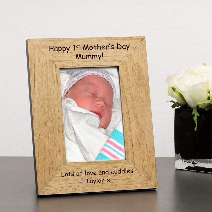 Personalised Happy 1st Mothers Day Mummy Photo Frame - Myhappymoments.co.uk