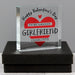Personalised Valentine's Day Crystal Token With Black Gift Box