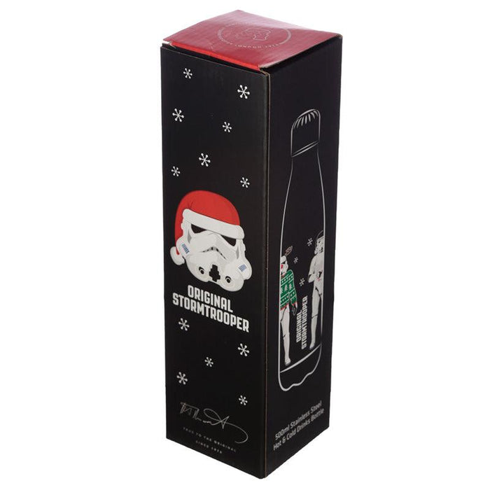 The Original Stormtrooper Christmas Reusable Stainless Steel Hot & Cold Thermal Insulated Drinks Bottle 500ml