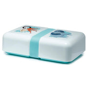 Rectangular Zoo Lunch Box with Elastic Strap