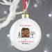Personalised Cosy House Christmas Bauble - Myhappymoments.co.uk