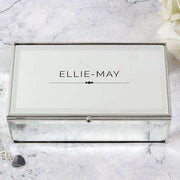 Personalised Classic Mirrored Jewellery Box