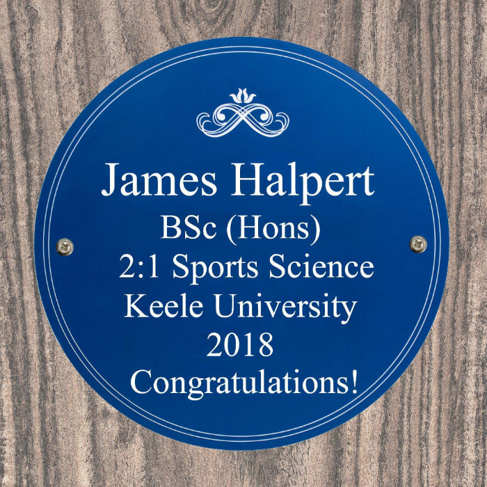 Personalised Heritage Plaque - Birthday