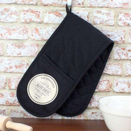 Personalised Decorative Oven Gloves - Myhappymoments.co.uk