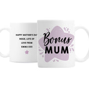 Personalised To My Bonus Mum Mug