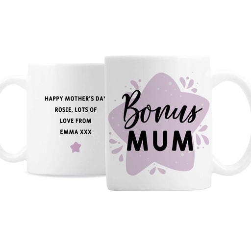 Personalised To My Bonus Mum Mug