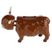 Highland Coo Cow Solar Powered Dashboard Wobbler Toy