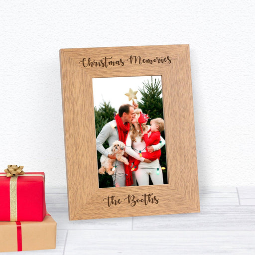 Personalised Christmas Memories Photo Frame 6x4