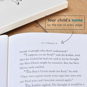 Personalised Velveteen Rabbit First Edition Book - Myhappymoments.co.uk